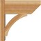 Ekena Millwork Thorton Slat Rough Sawn Outlooker, Western Red Cedar, 8"W x 18"D x 18"H OUT08X18X18THR06RWR - alternate 2